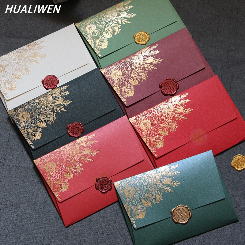10 buah/paket amplop kertas mu - Wax Seal Letter Kit ulasan dan harga