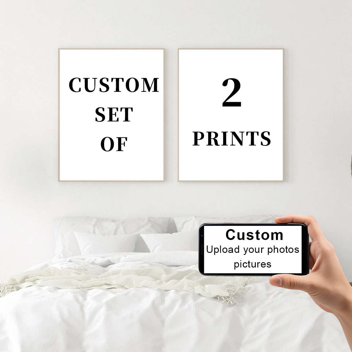 2 Buah/Set Poster Pribadi Seni - Pet Portrait Custom ulasan dan harga