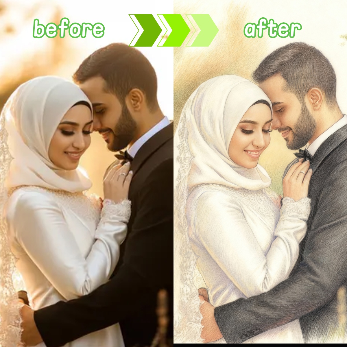 Poster Cetak Kanvas Gaya Pensi - Pet Portrait Custom ulasan dan harga
