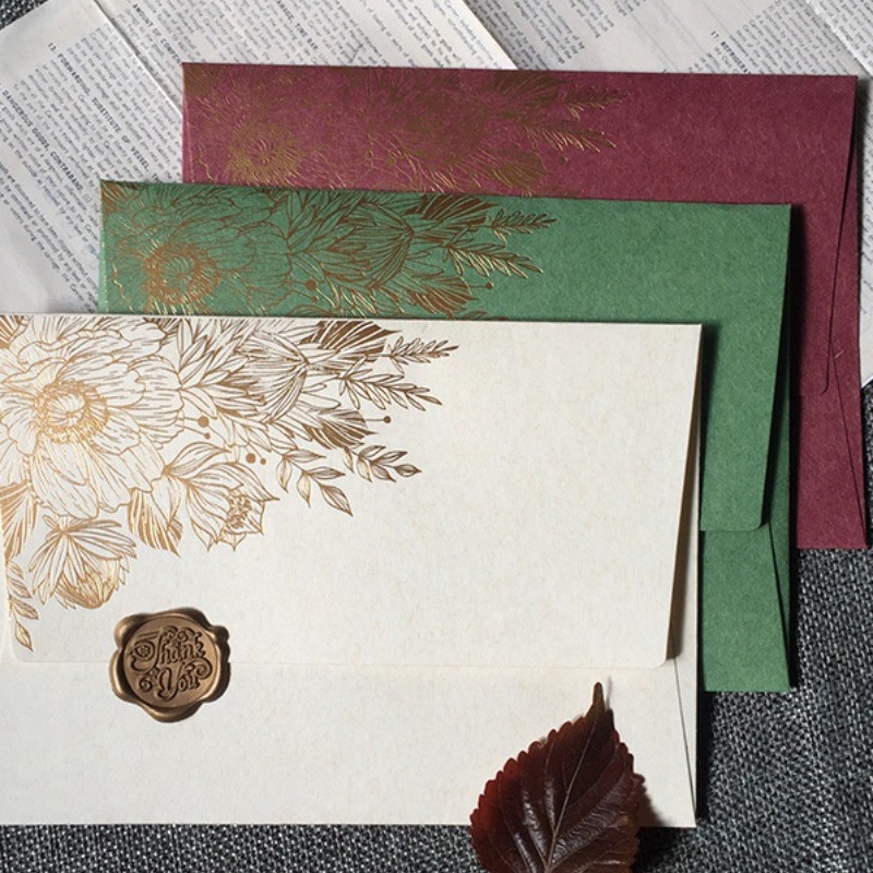 10 Buah/Kartu Kertas Khusus Am - Wax Seal Letter Kit ulasan dan harga